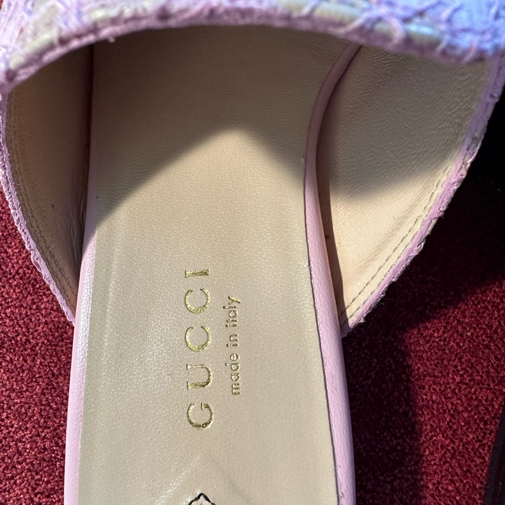 Gucci women Princetown slippers pink size 7 - Picture 5 of 5
